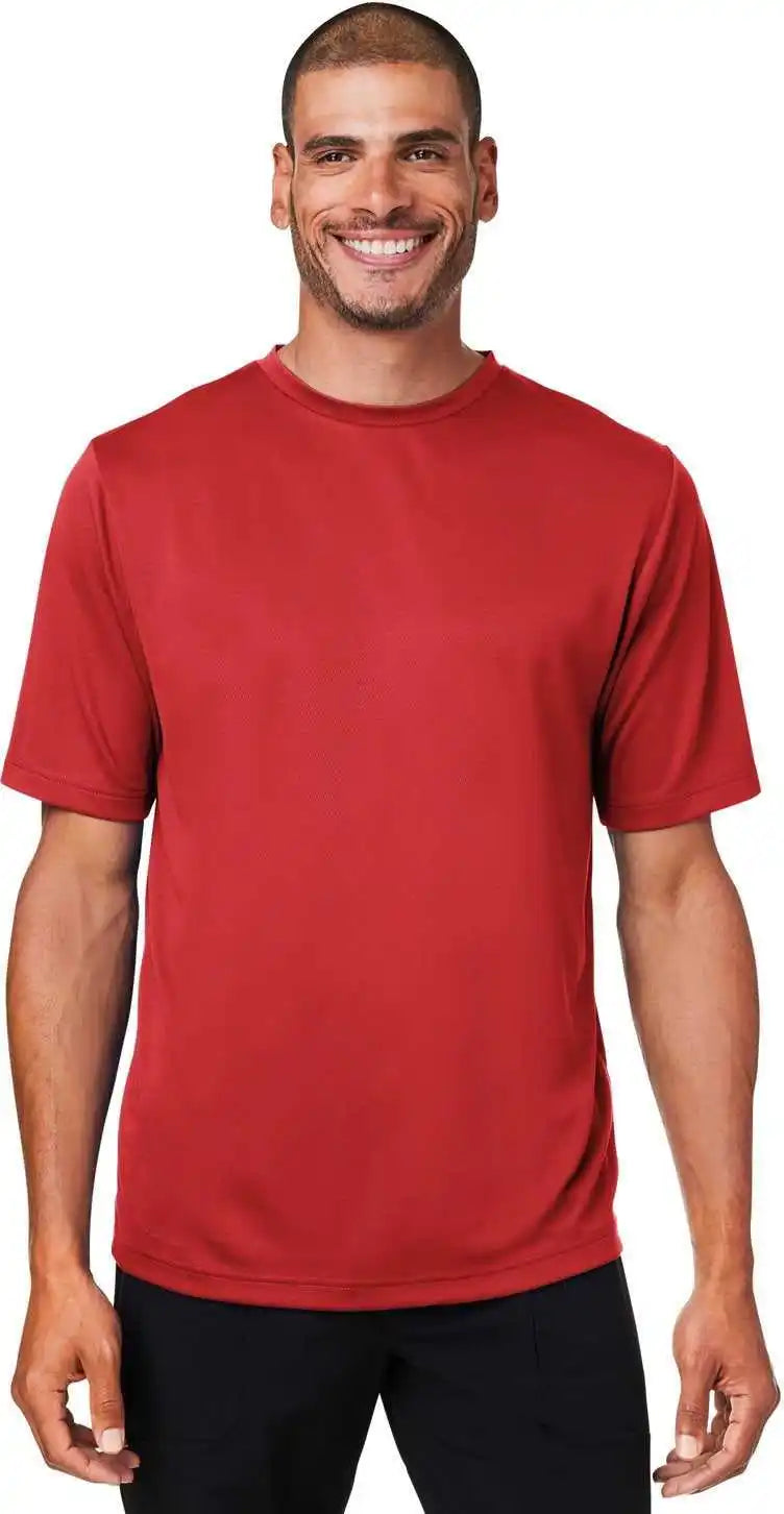 Team 365 Tt15 Men’s Zone Performance Mesh T-shirt - Sprt Scarlet Red