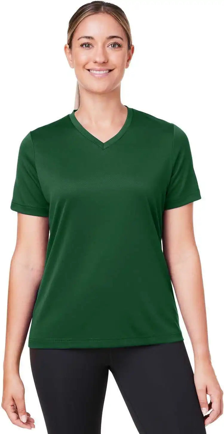 Team 365 Tt15w Ladies’ Zone Performance Mesh T-shirt - Sport Dark Green