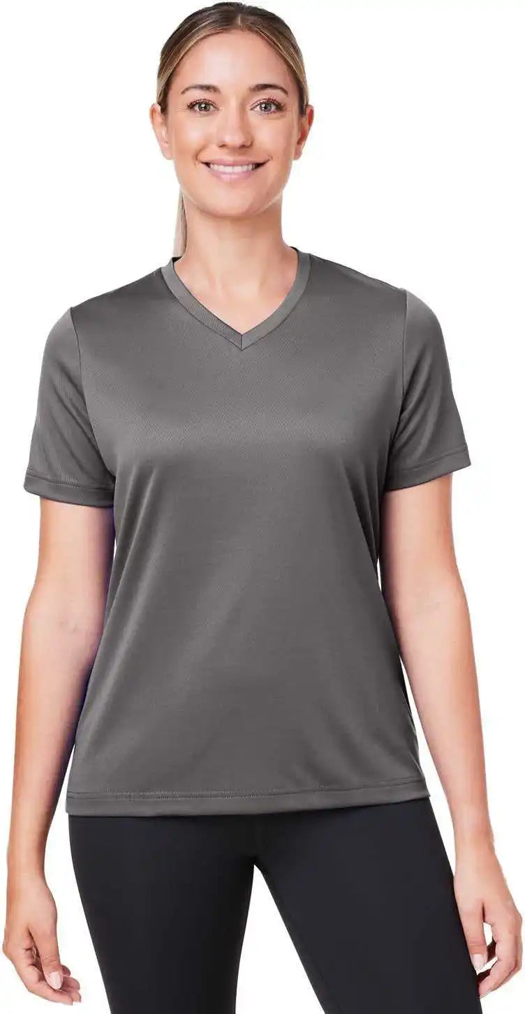 Team 365 Tt15w Ladies’ Zone Performance Mesh T-shirt - Sport Graphite