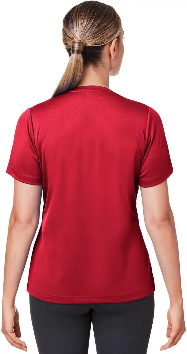 Team 365 Tt15w Ladies’ Zone Performance Mesh T-shirt - Sport Red