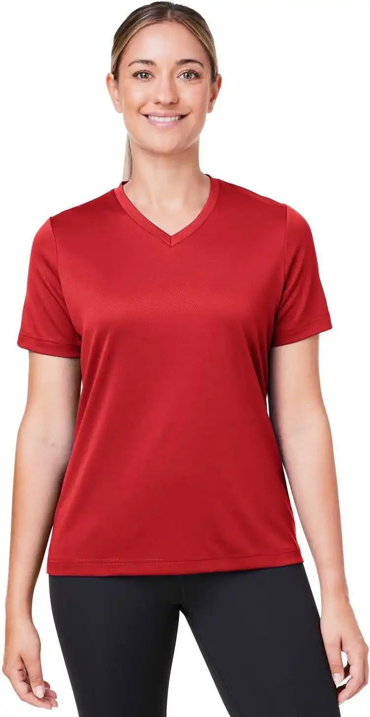 Team 365 Tt15w Ladies’ Zone Performance Mesh T-shirt - Sprt Scarlet Red
