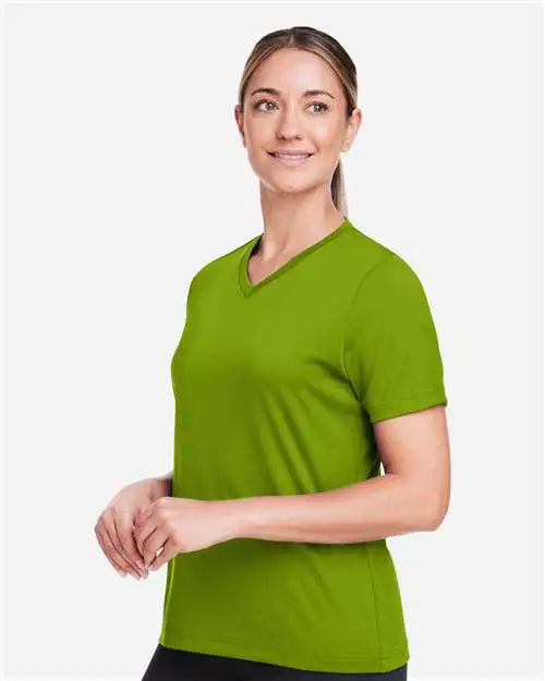 Team 365 Tt15w Women’s Zone Performance Mesh T-shirt - Acid Green