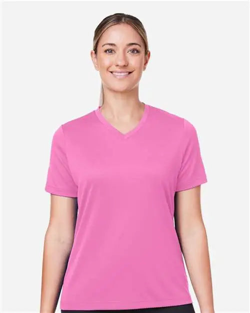 Team 365 Tt15w Women’s Zone Performance Mesh T-shirt - Sport Charity Pink