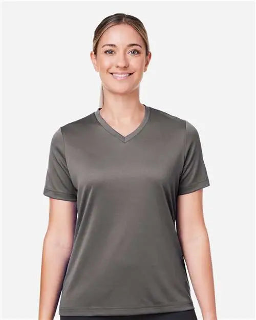 Team 365 Tt15w Women’s Zone Performance Mesh T-shirt - Sport Graphite