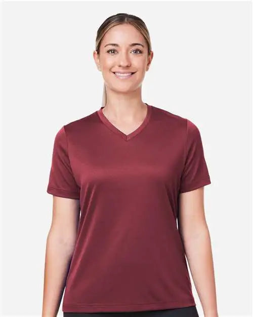 Team 365 Tt15w Women’s Zone Performance Mesh T-shirt - Sport Maroon