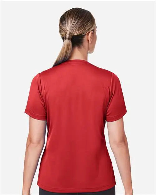 Team 365 Tt15w Women’s Zone Performance Mesh T-shirt - Sport Scarlet Red