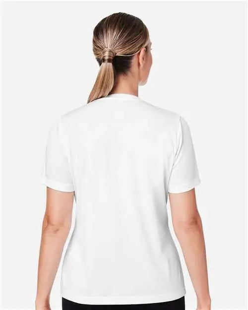 Team 365 Tt15w Women’s Zone Performance Mesh T-shirt - White