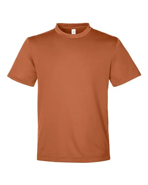 Team 365 Tt15y Youth Zone Performance Mesh T-shirt - Sport Burnt Orange