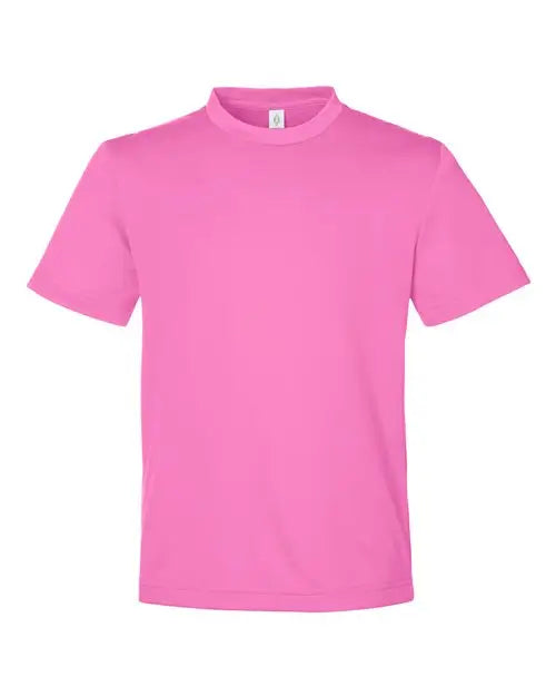 Team 365 Tt15y Youth Zone Performance Mesh T-shirt - Sport Charity Pink