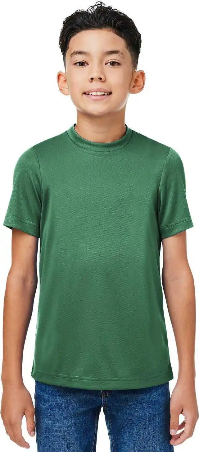 Team 365 Tt15y Youth Zone Performance Mesh T-shirt - Sport Dark Green
