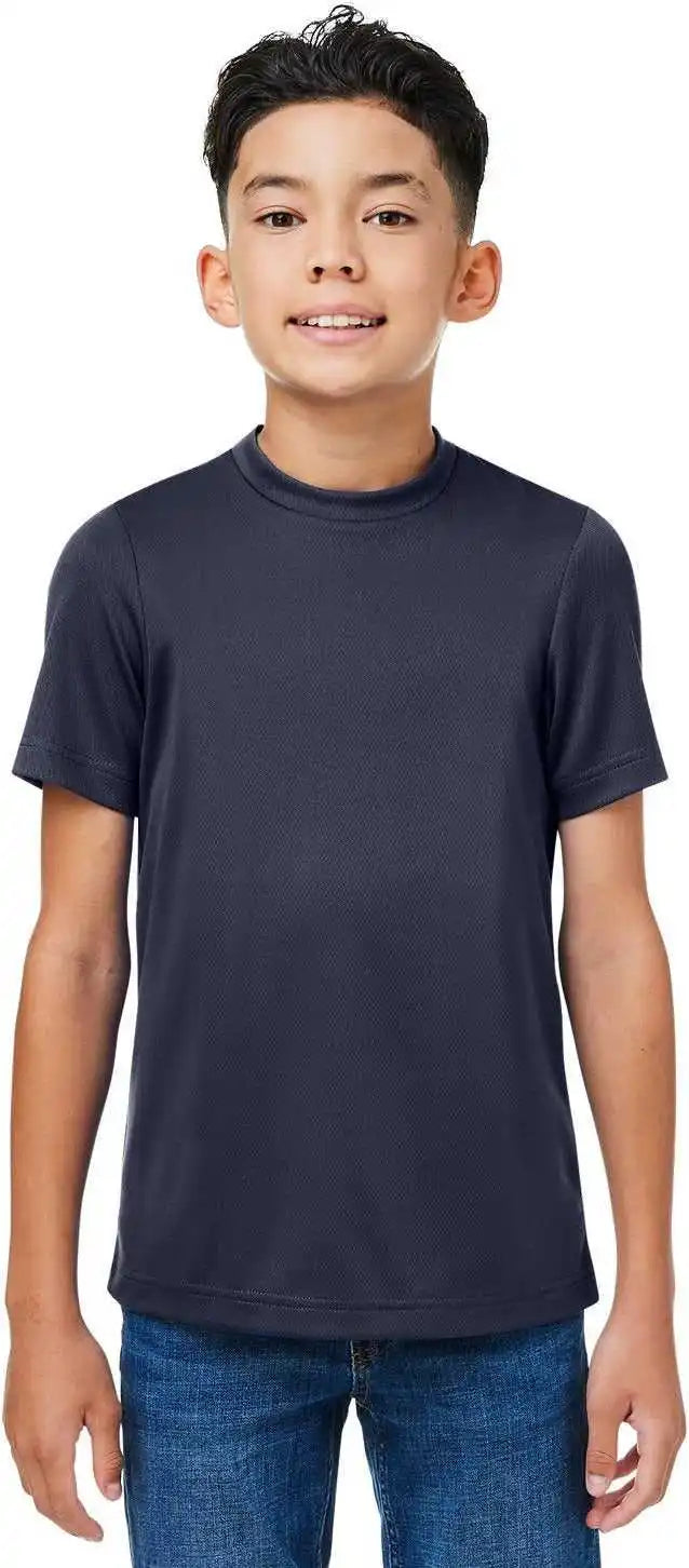Team 365 Tt15y Youth Zone Performance Mesh t Shirt Sport Dark Navy