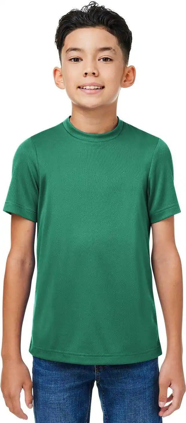 Team 365 Tt15y Youth Zone Performance Mesh t Shirt Sport Forest