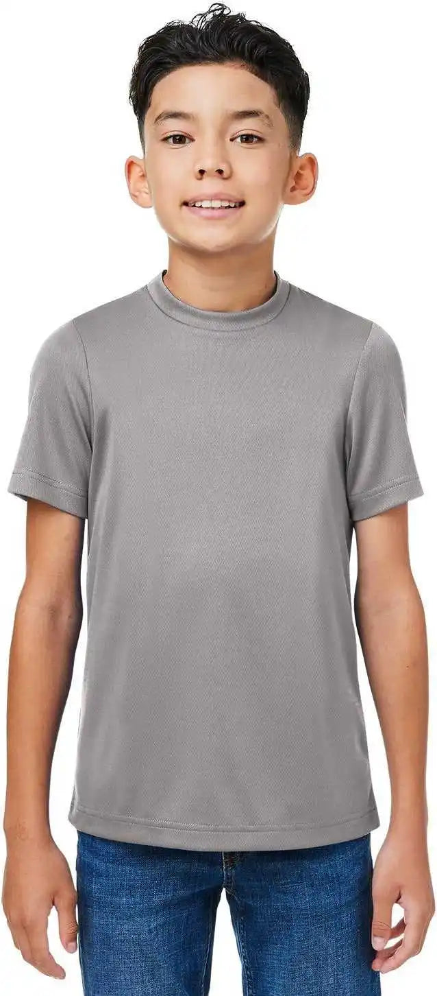 Team 365 Tt15y Youth Zone Performance Mesh T-shirt - Sport Graphite