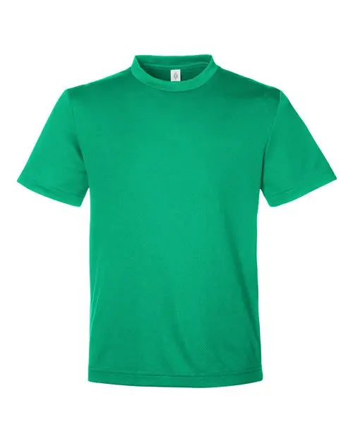 Team 365 Tt15y Youth Zone Performance Mesh T-shirt - Sport Kelly
