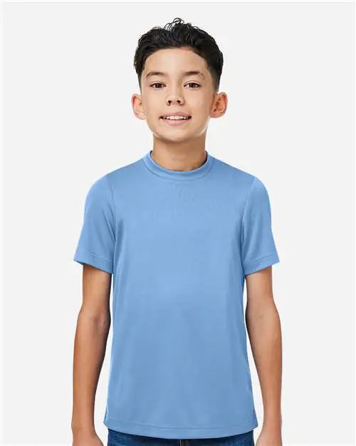 Team 365 Tt15y Youth Zone Performance Mesh T-shirt - Sport Light Blue