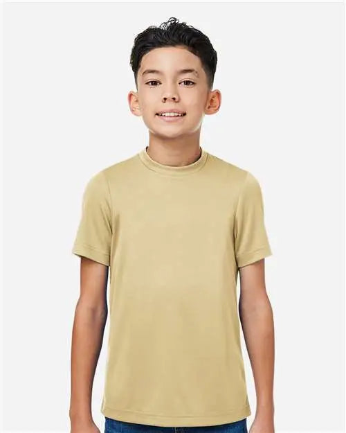 Team 365 Tt15y Youth Zone Performance Mesh T-shirt - Sport Vegas Gold