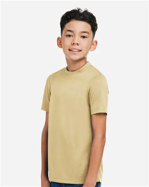 Team 365 Tt15y Youth Zone Performance Mesh T-shirt - Sport Vegas Gold