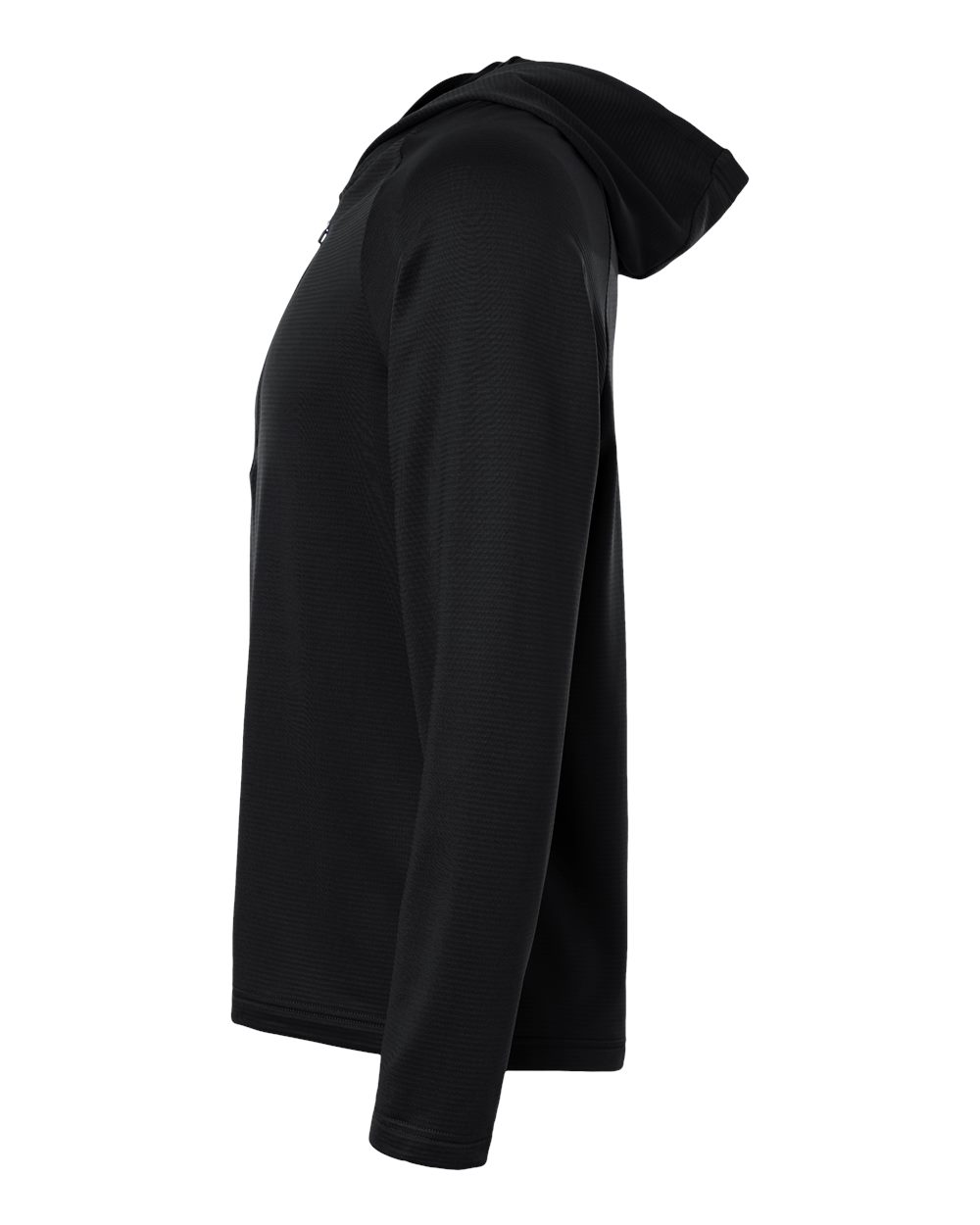 Team 365 Tt200 Men’s Qualify Quarter-zip Hooded Pullover - Black