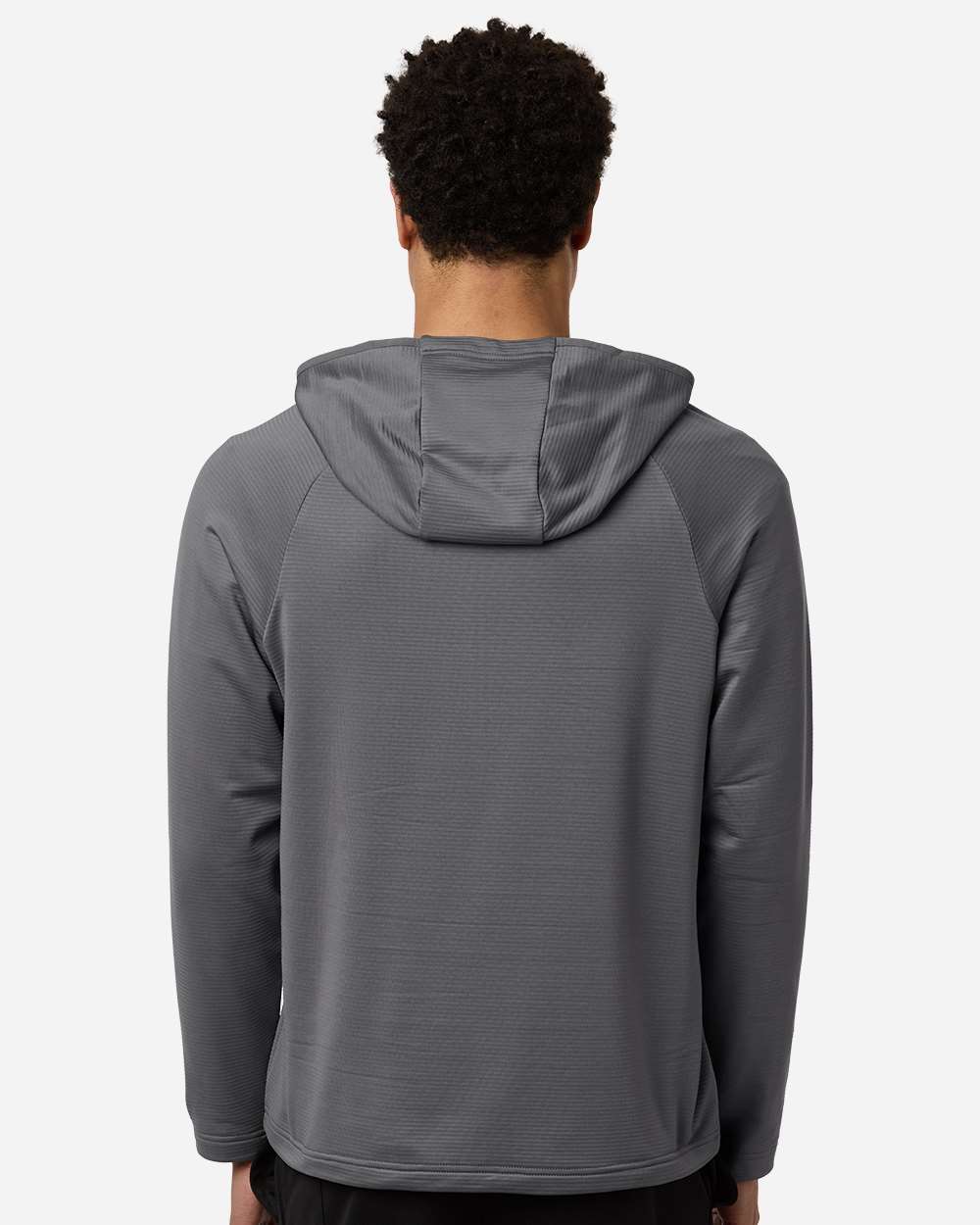 Team 365 Tt200 Men’s Qualify Quarter-zip Hooded Pullover - Sport Graphite