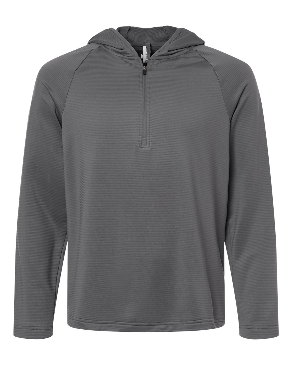 Team 365 Tt200 Men’s Qualify Quarter-zip Hooded Pullover - Sport Graphite