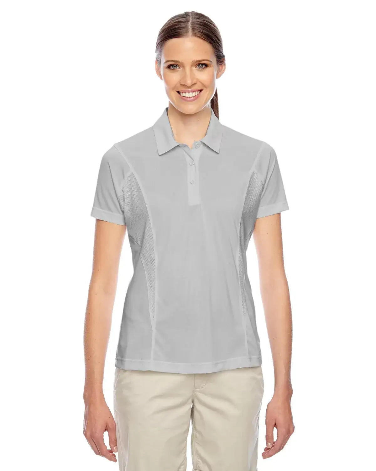 Team 365 Tt20w Women’s Charger Performance Polo - Sport Silver