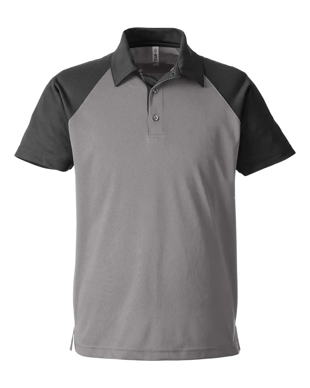 Team 365 Tt21c Men’s Command Snag-protection Colorblock Polo - Sport Graphite Black - Sprt Grapht / Xs