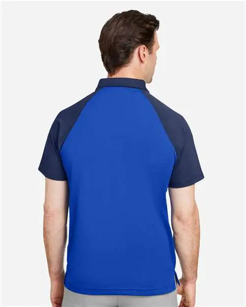 Team 365 Tt21c Men’s Command Snag-protection Colorblock Polo - Sport Royal Dark Navy