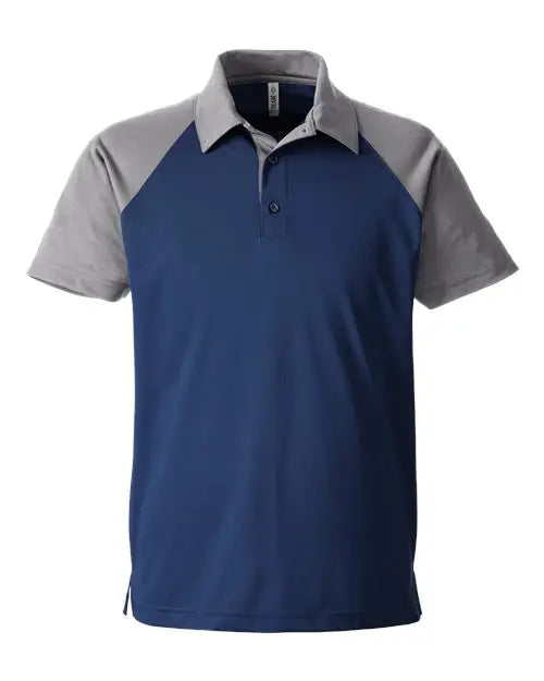 Team 365 Tt21c Men’s Command Snag-protection Colorblock Polo - Sport Dark Navy Graphite