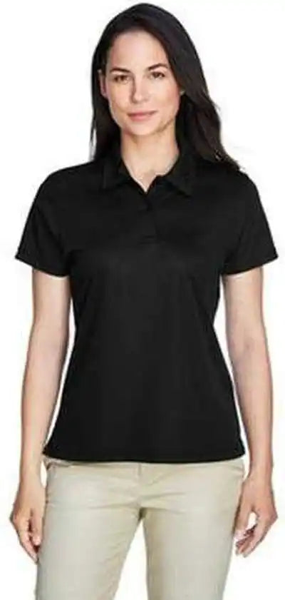 Team 365 Tt21w Ladies’ Command Snag Protection Polo Black