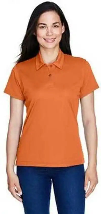 Team 365 Tt21w Ladies’ Command Snag Protection Polo Sport Burnt Orange