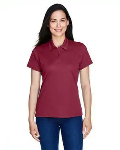 Team 365 Tt21w Ladies’ Command Snag Protection Polo Sport Maroon