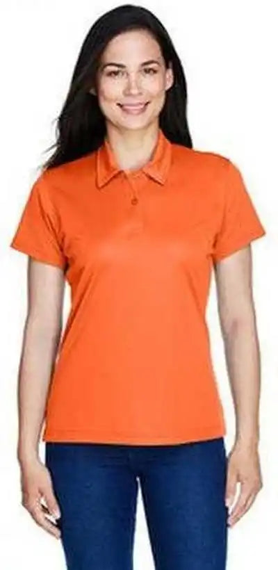 Team 365 Tt21w Ladies’ Command Snag Protection Polo Sport Orange