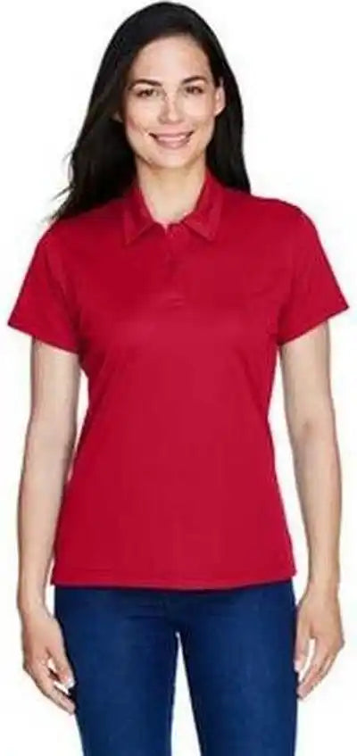 Team 365 Tt21w Ladies’ Command Snag Protection Polo - Sport Scarlet Red