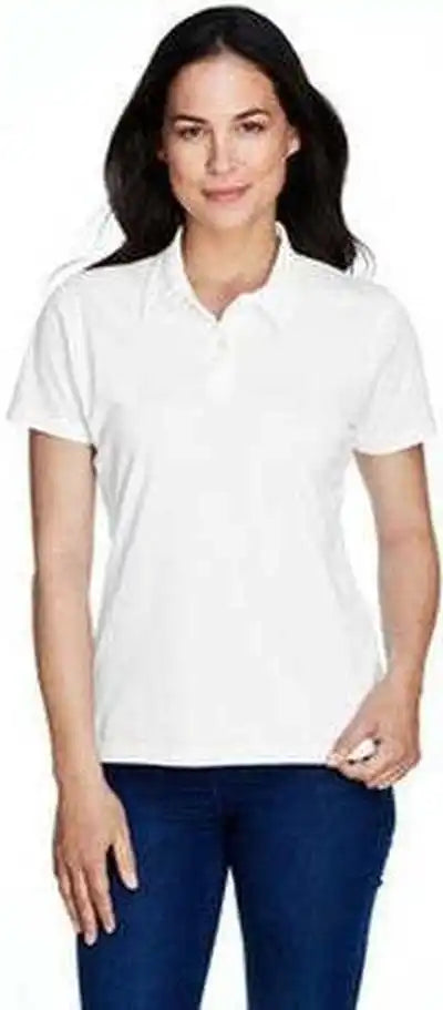 Team 365 Tt21w Ladies’ Command Snag Protection Polo - White