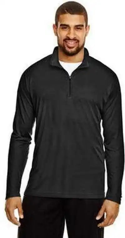 Team 365 Tt31 Men’s Zone Performance Quarter Zip Black