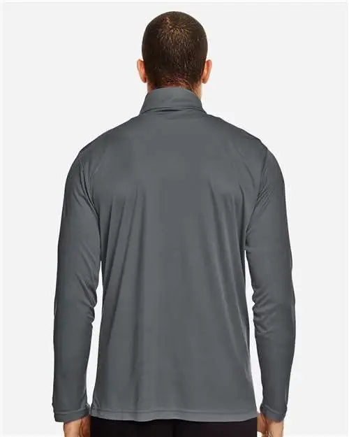 Team 365 Tt31 Men’s Zone Performance Quarter-zip Pullover - Sport Graphite