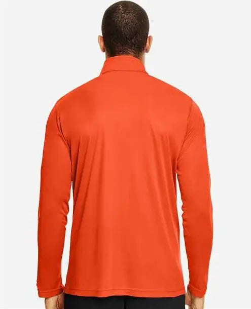 Team 365 Tt31 Men’s Zone Performance Quarter-zip Pullover - Sport Orange