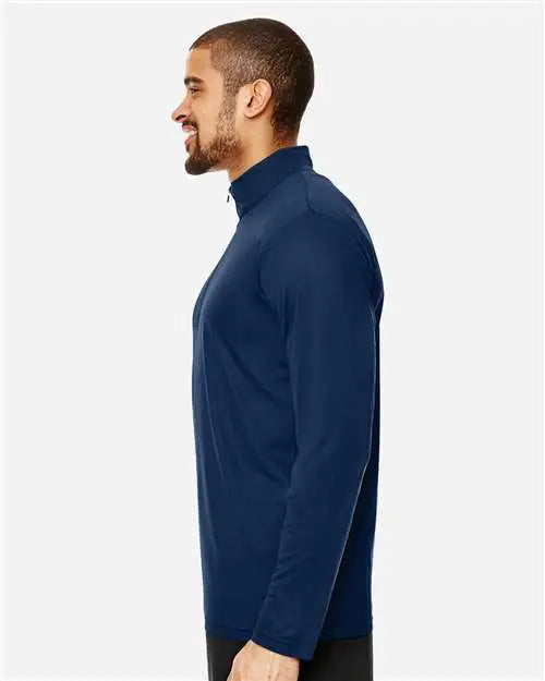 Team 365 Tt31 Men’s Zone Performance Quarter-zip Pullover - Sport Dark Navy