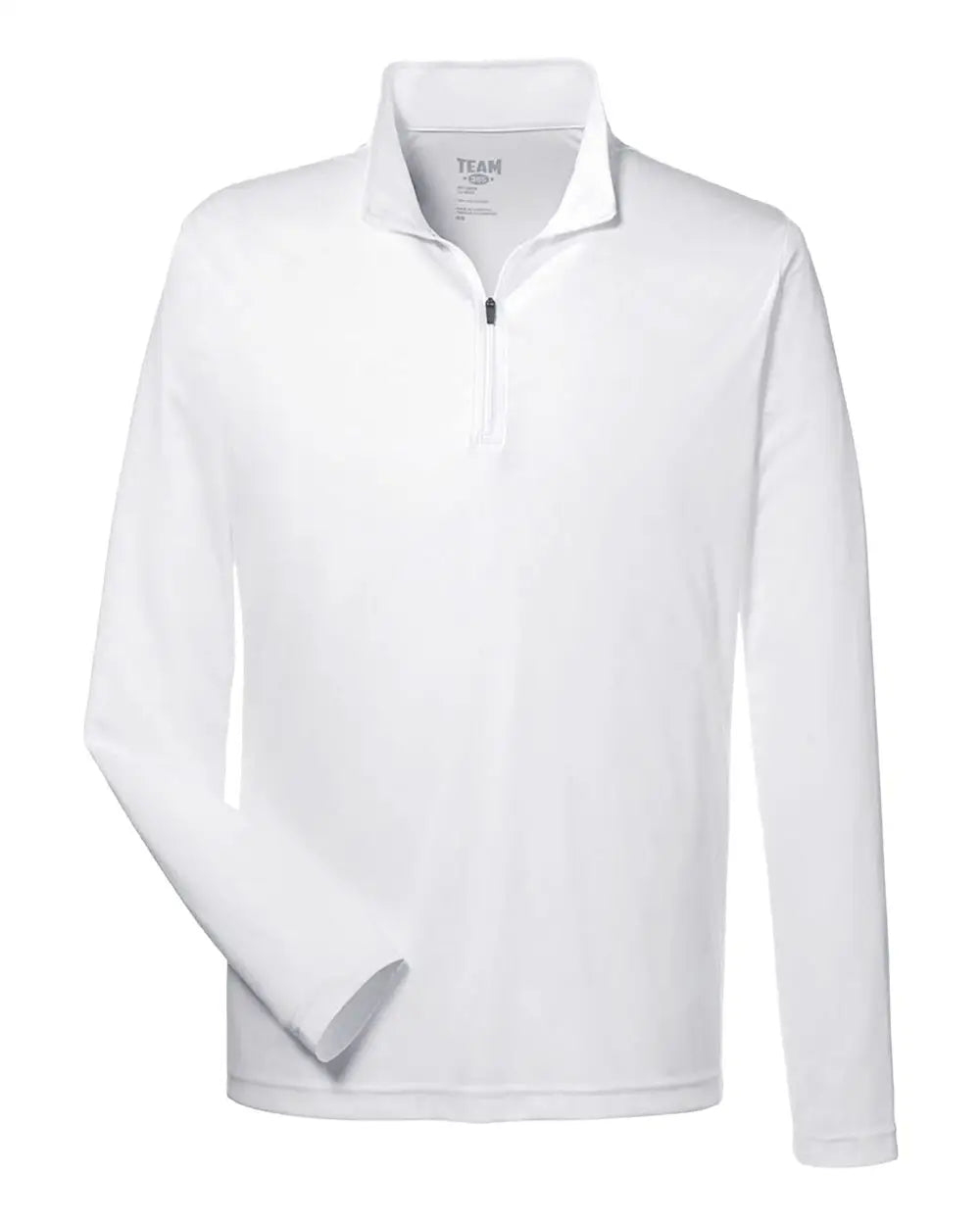 Team 365 Tt31 Men’s Zone Performance Quarter-zip Pullover - White