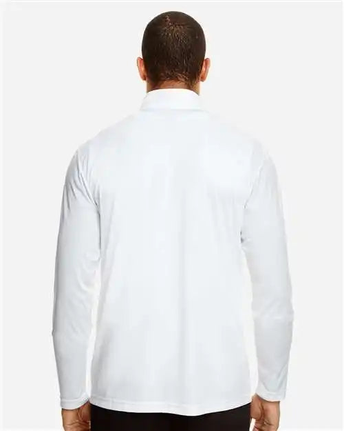 Team 365 Tt31 Men’s Zone Performance Quarter-zip Pullover - White