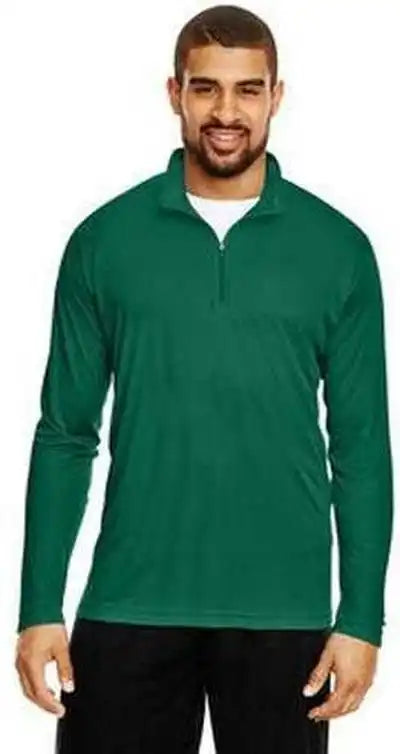 Team 365 Tt31 Men’s Zone Performance Quarter Zip Sport Forest