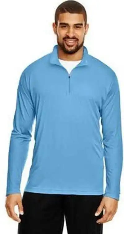 Team 365 Tt31 Men’s Zone Performance Quarter Zip Sport Light Blue