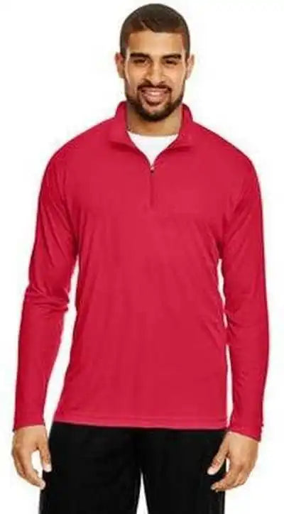 Team 365 Tt31 Men’s Zone Performance Quarter Zip Sport Red