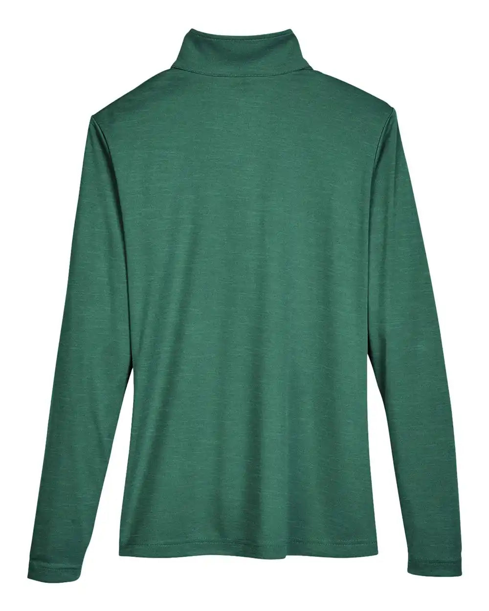 Team 365 Tt31hw Women’s Zone Sonic Heather Performance Quarter-zip Pullover - Sport Forest - Xs