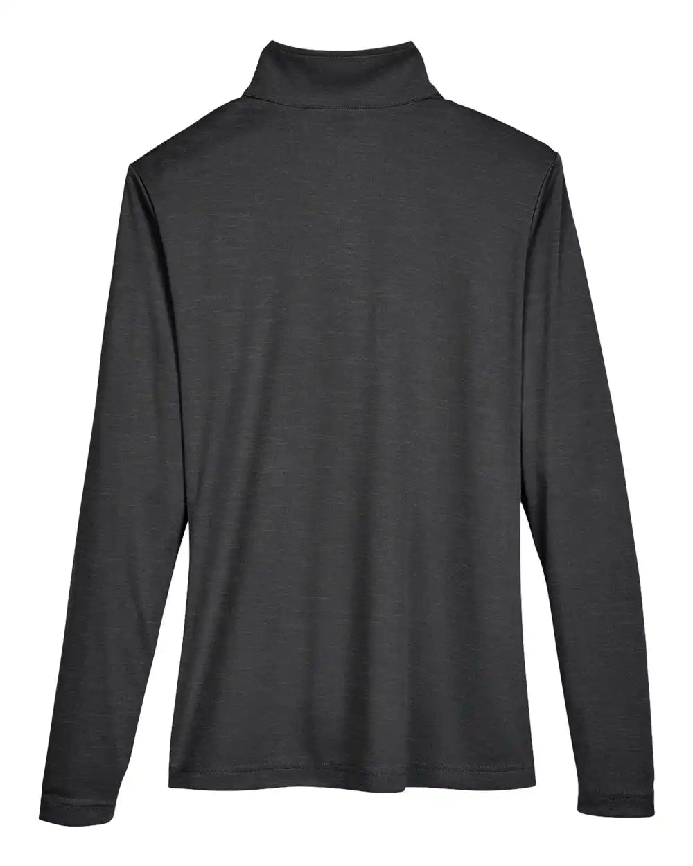 Team 365 Tt31hw Women’s Zone Sonic Heather Performance Quarter-zip Pullover - Black - Xs