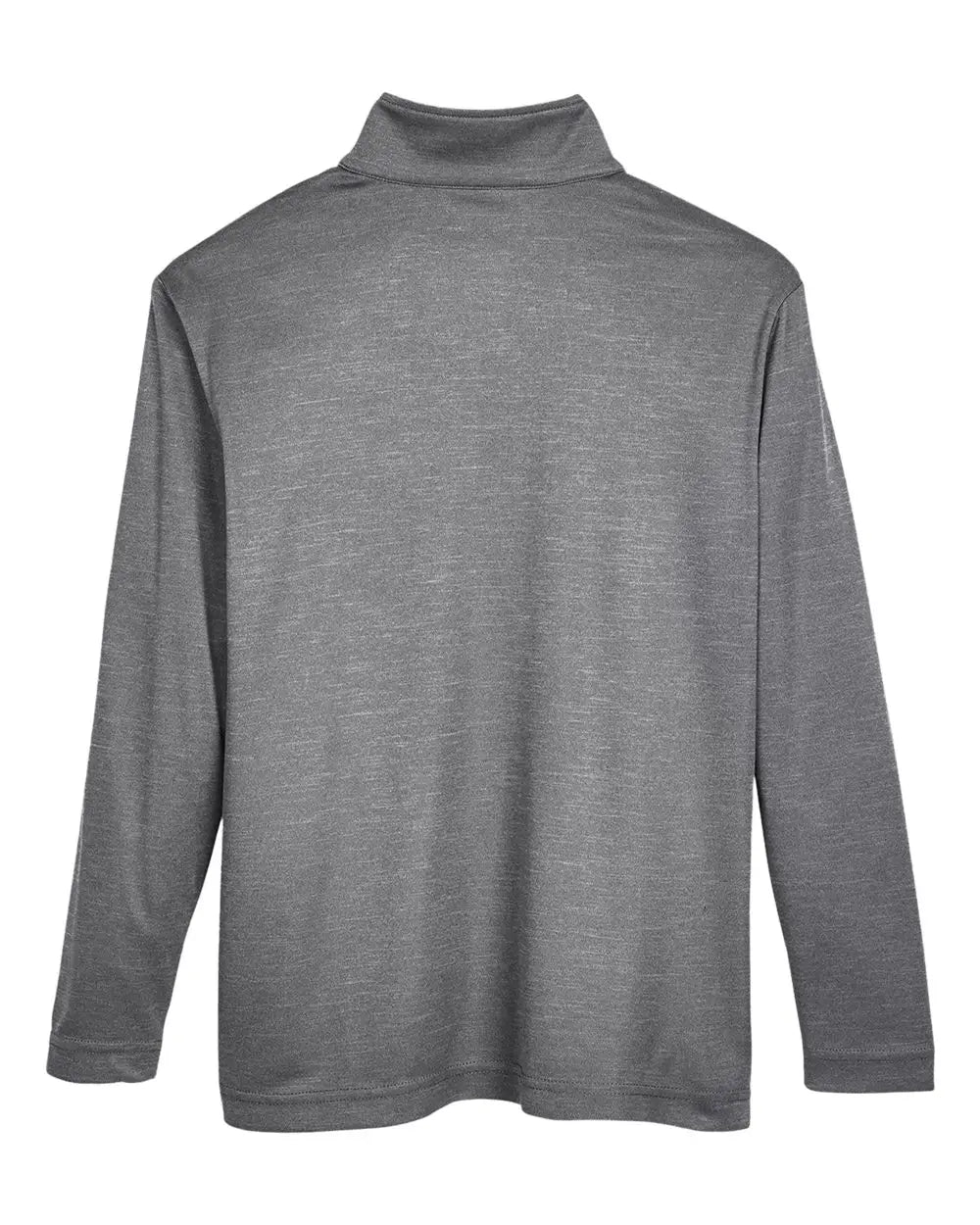 Team 365 Tt31hy Youth Zone Sonic Heather Performance Quarter-zip Pullolver - Dark Grey - Gray / s