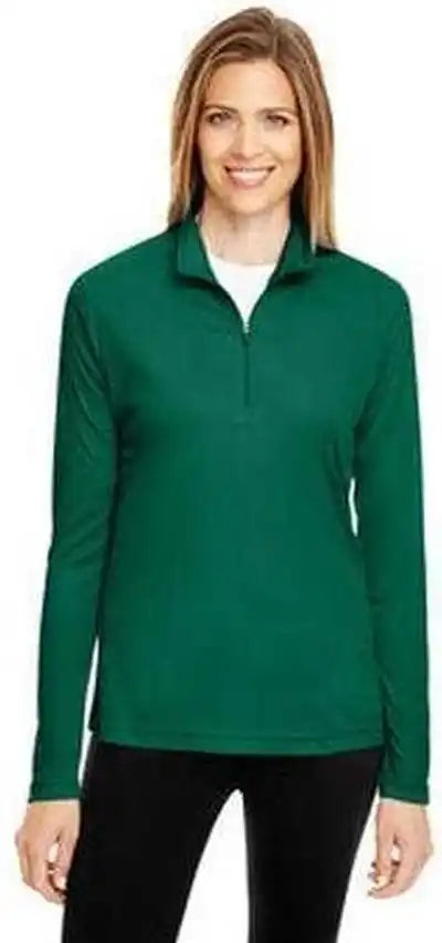 Team 365 Tt31w Ladies’ Zone Performance Quarter Zip Sport Forest