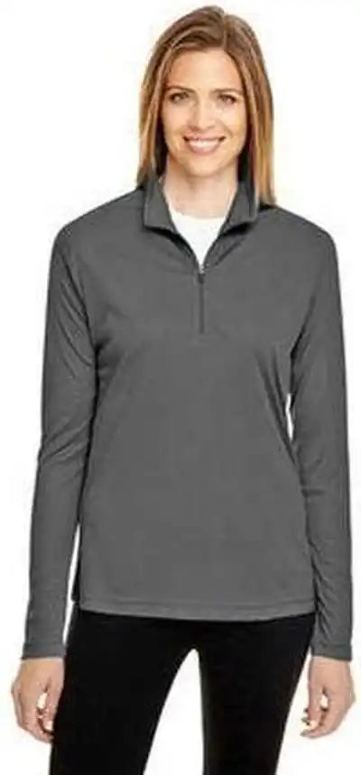 Team 365 Tt31w Ladies’ Zone Performance Quarter Zip Sport Graphite