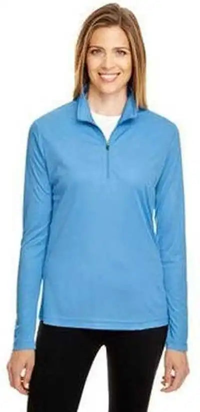 Team 365 Tt31w Ladies’ Zone Performance Quarter Zip Sport Light Blue