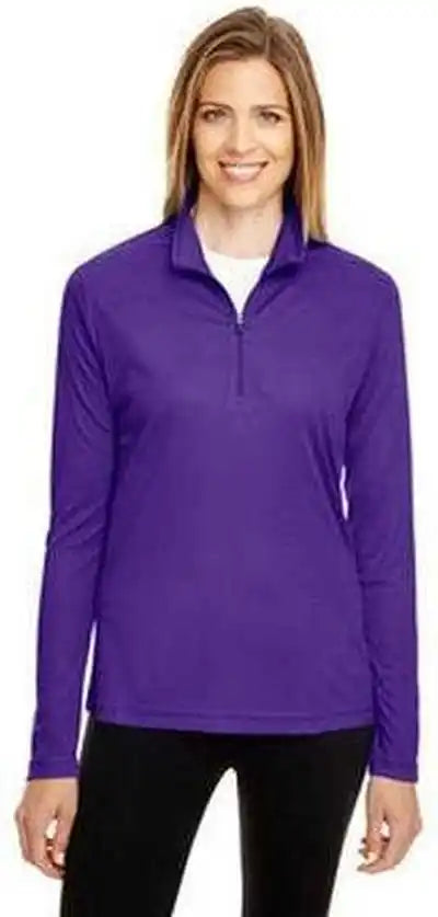Team 365 Tt31w Ladies’ Zone Performance Quarter Zip Sport Purple